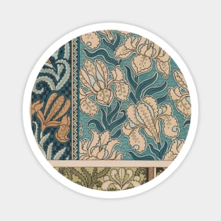 Art Nouveau Botanical Patterns Magnet